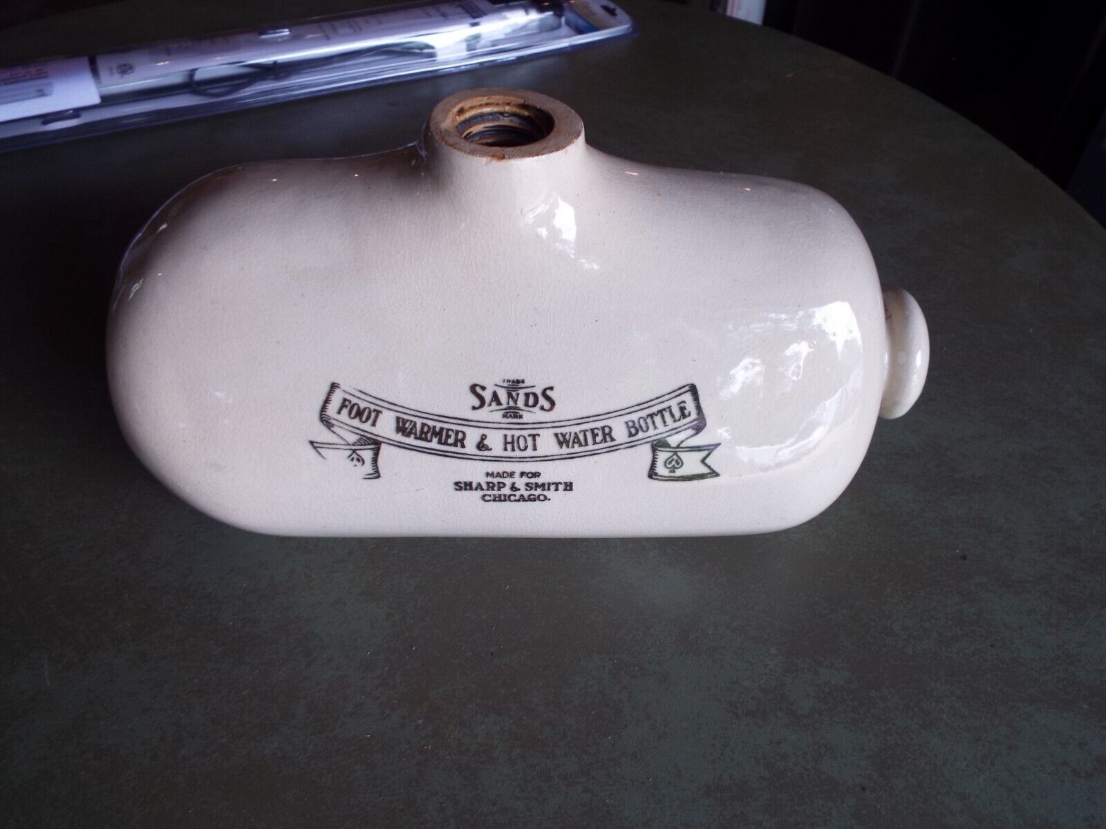 Vintage Sands Foot Warmer - Stoneware - Very Nice condition.