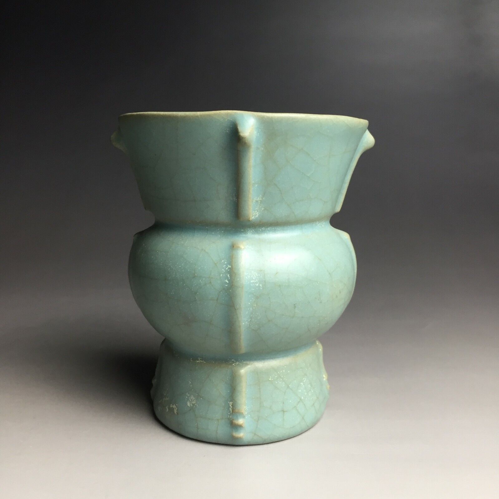 Rare Chinese porcelain Song Qingliang temple Ru kiln cup "Zun" #3