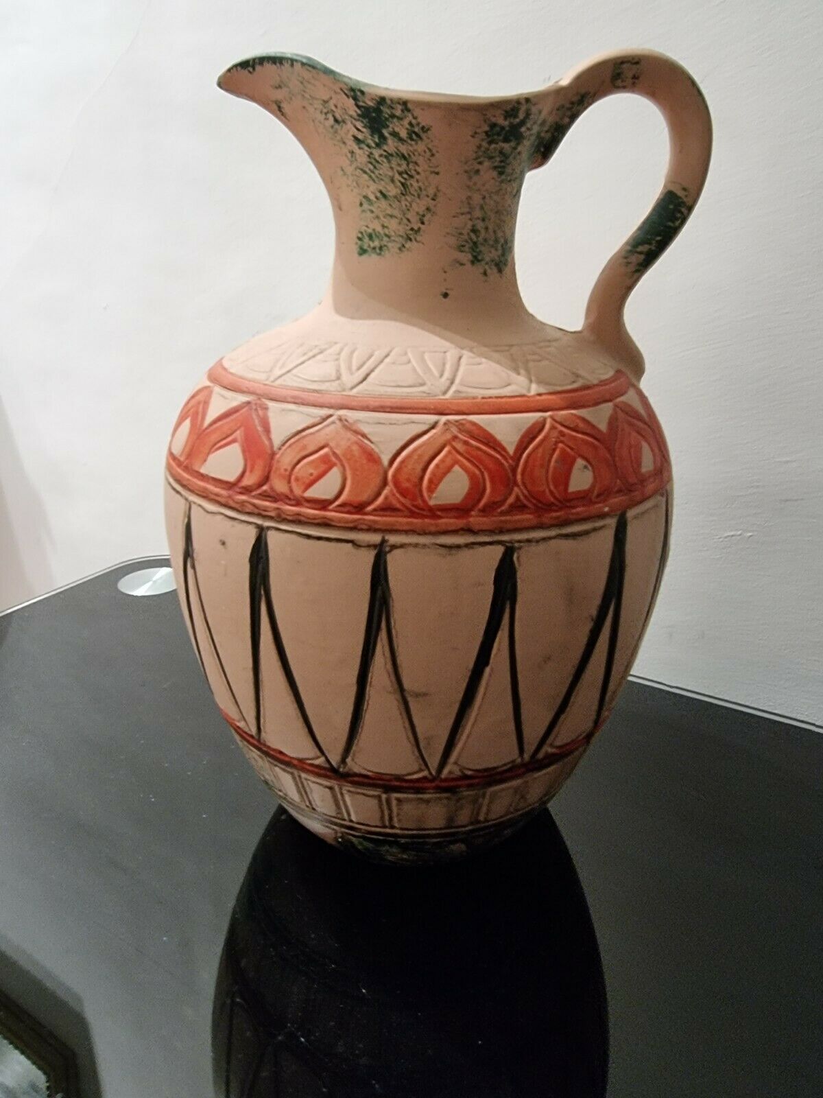 Originally  Antique Terracotta Jug  size high 33 cm