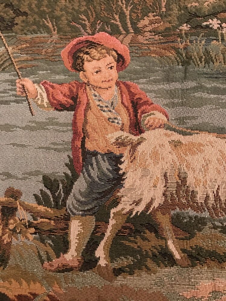 Vintage Gobelien Tapestry 48(19") x 70(271/2")