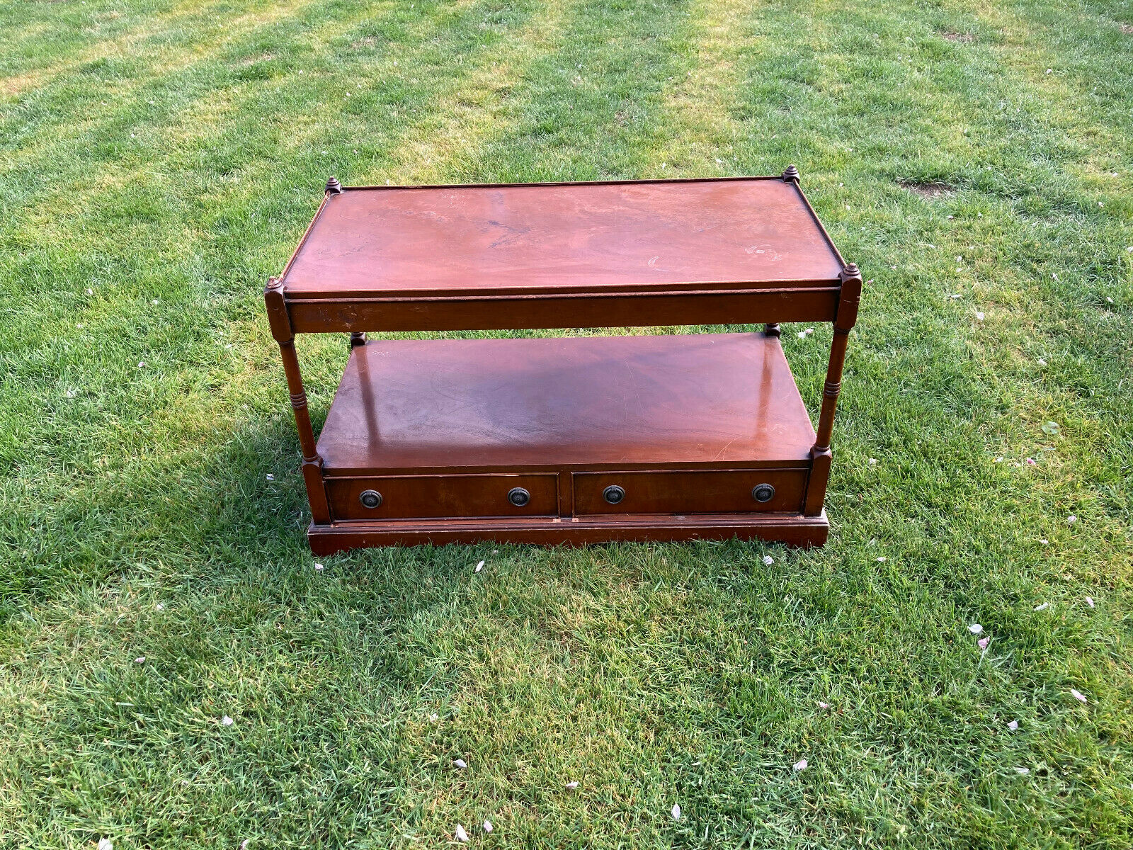 ANTIQUE COFFEE TABLE - please study all pics