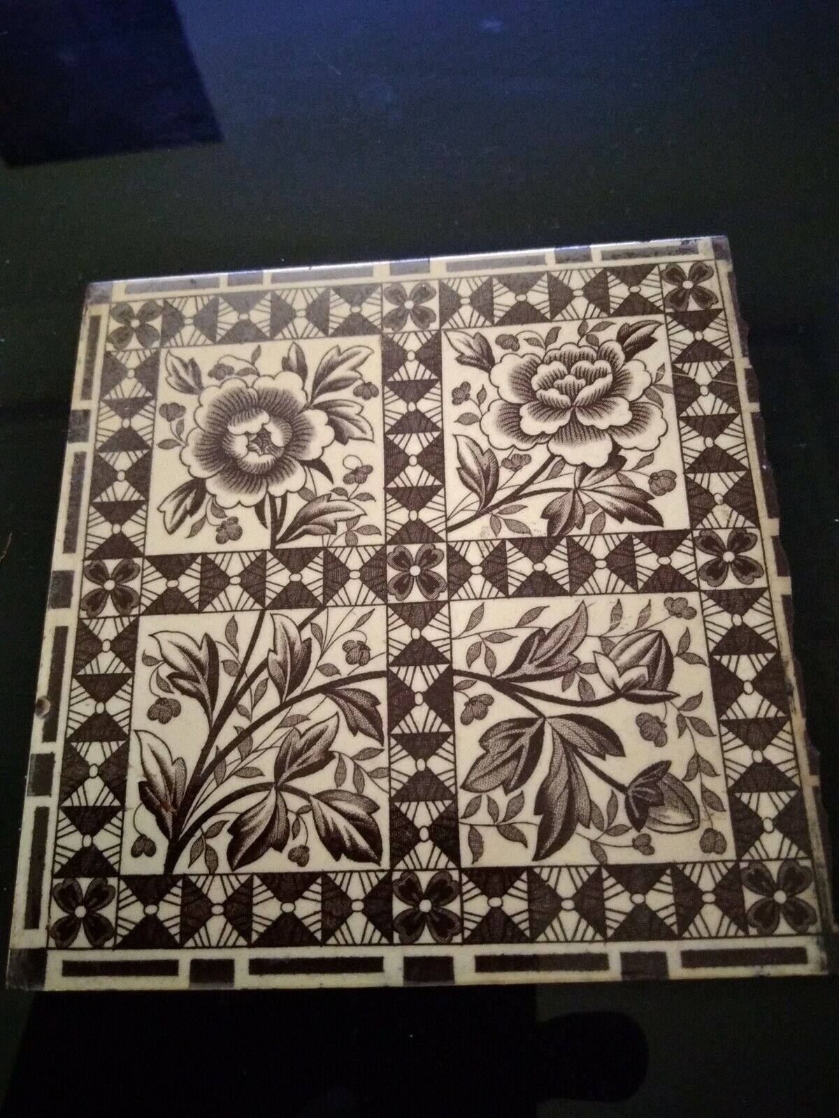 Antique Victorian Aesthetic Tile