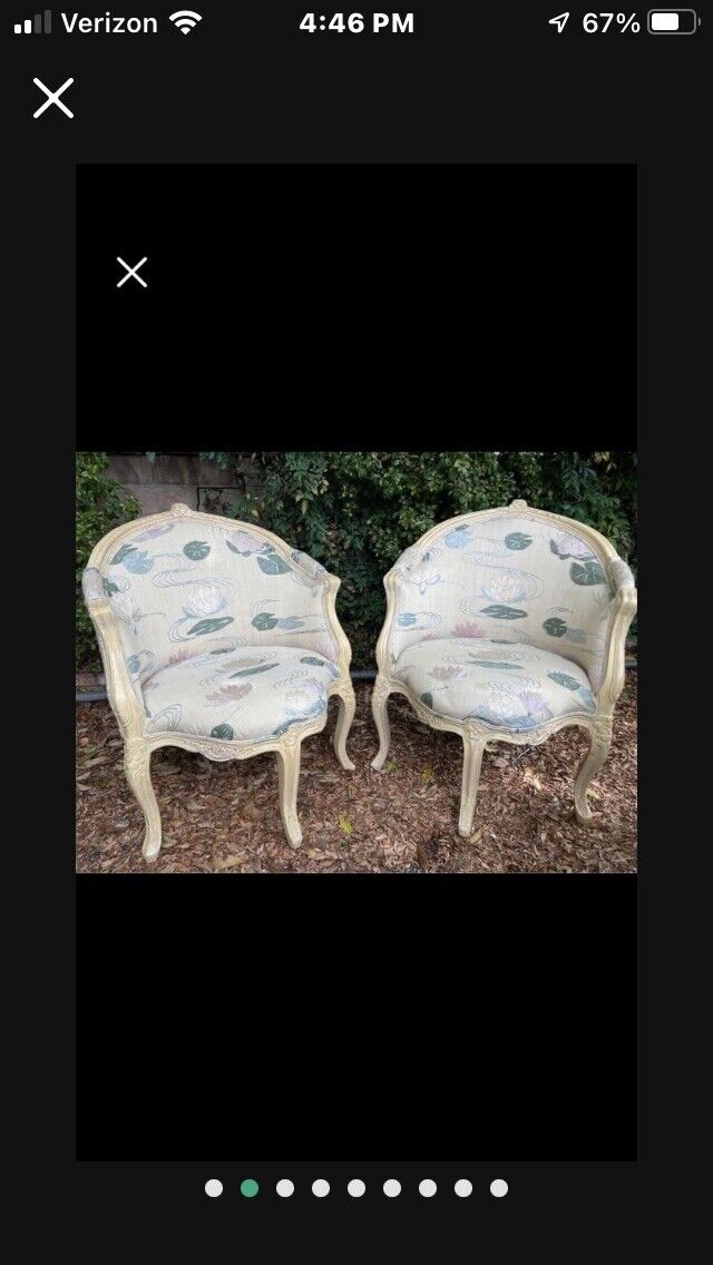 Vintage French corner Chairs!