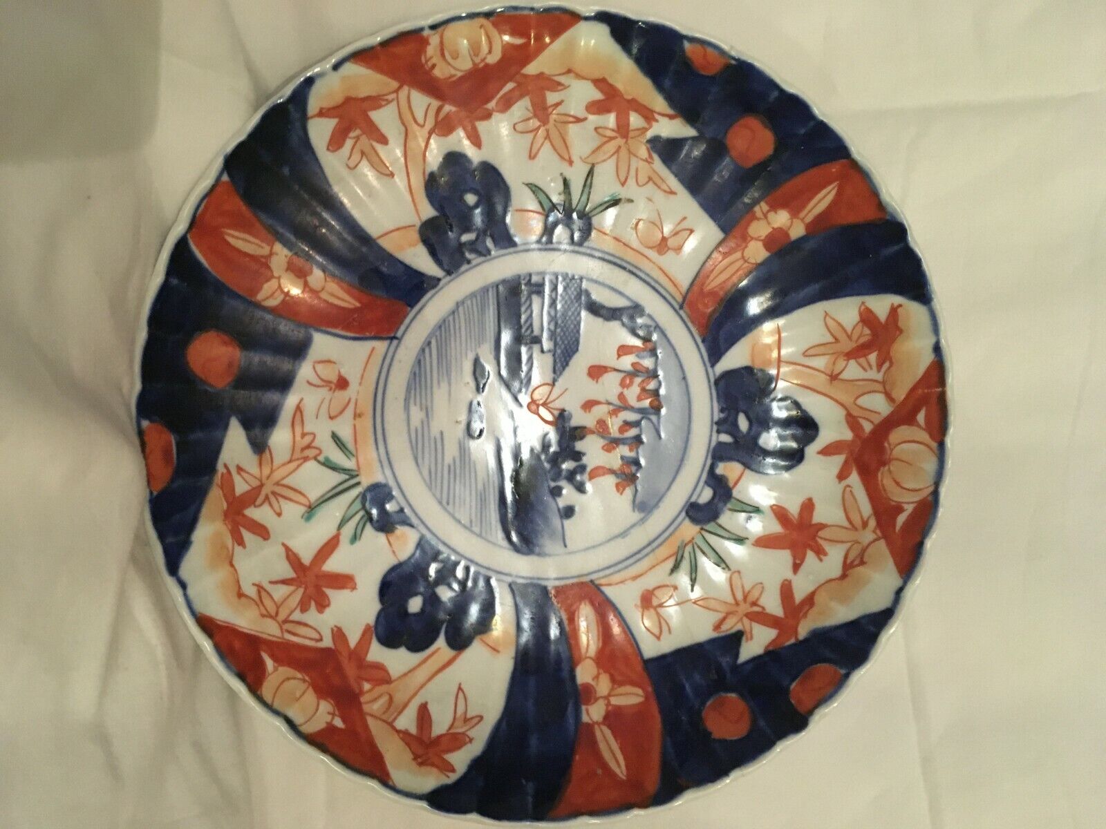 Stunning Antique Japanese Handpainted Imari Plate