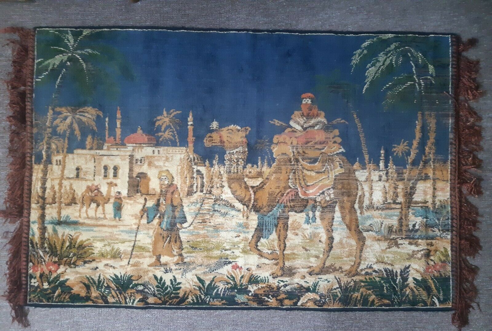 Vintage Vendanges tapestry Wall Hanging Tapestry Handmade Antique Gift