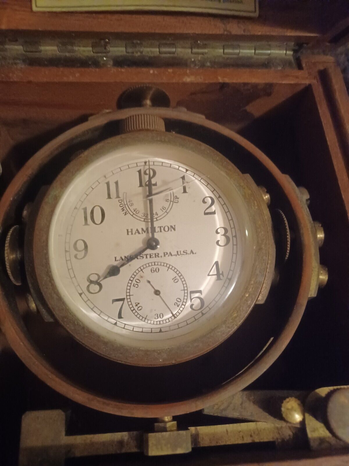 Hamilton NAVY Ship Chronometer