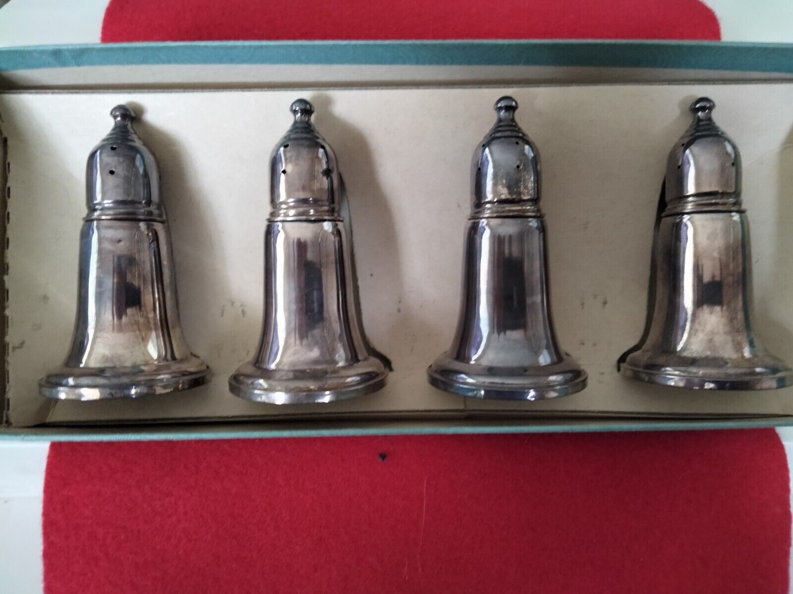 Empire Sterling Silver Weighted Salt and Pepper Shakers 244