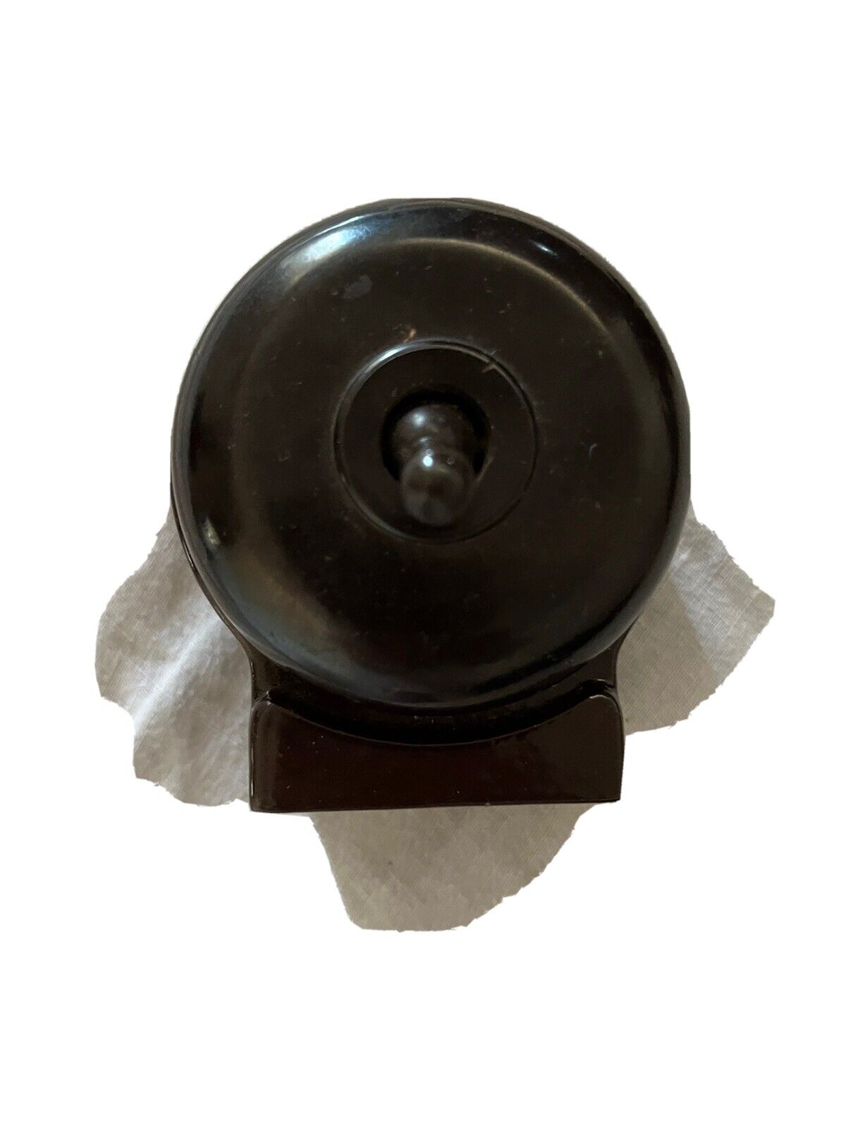 Vintage, Bakelite/Brown Porcelain light switch/Socket  untested used condition.