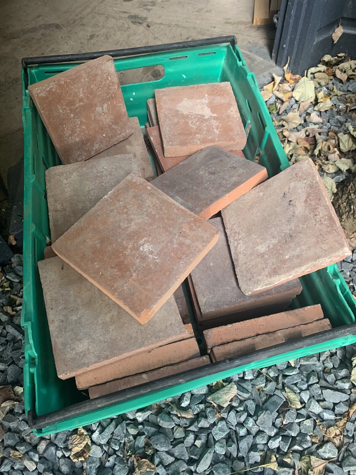 Terracotta Floor Tiles Thick Victorian Clay Reclaim Salvage 6" X 6" X 39 Tiles