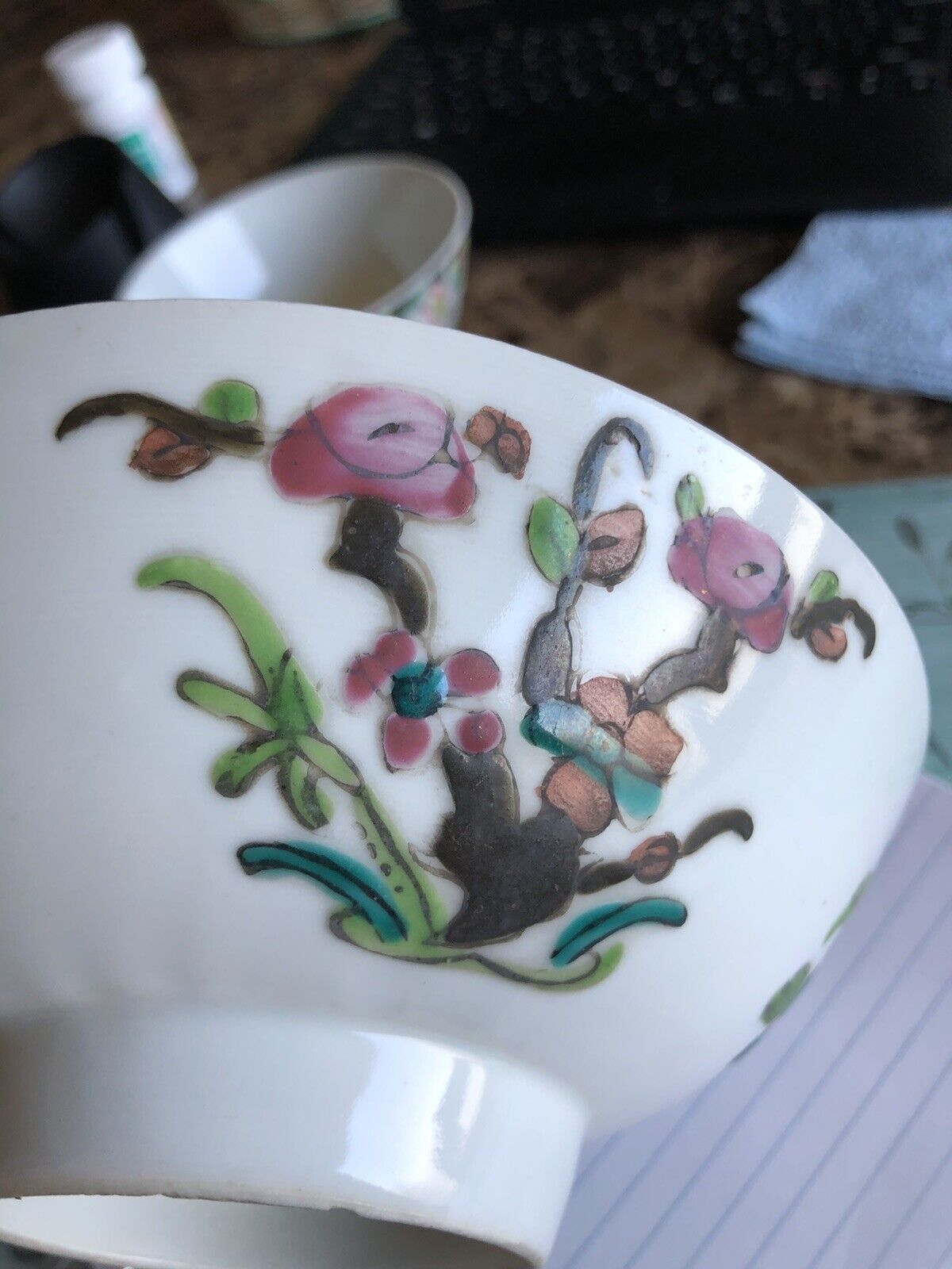 Fine Chinese Large Rare And Unique  Republic Porcelain Bowl***