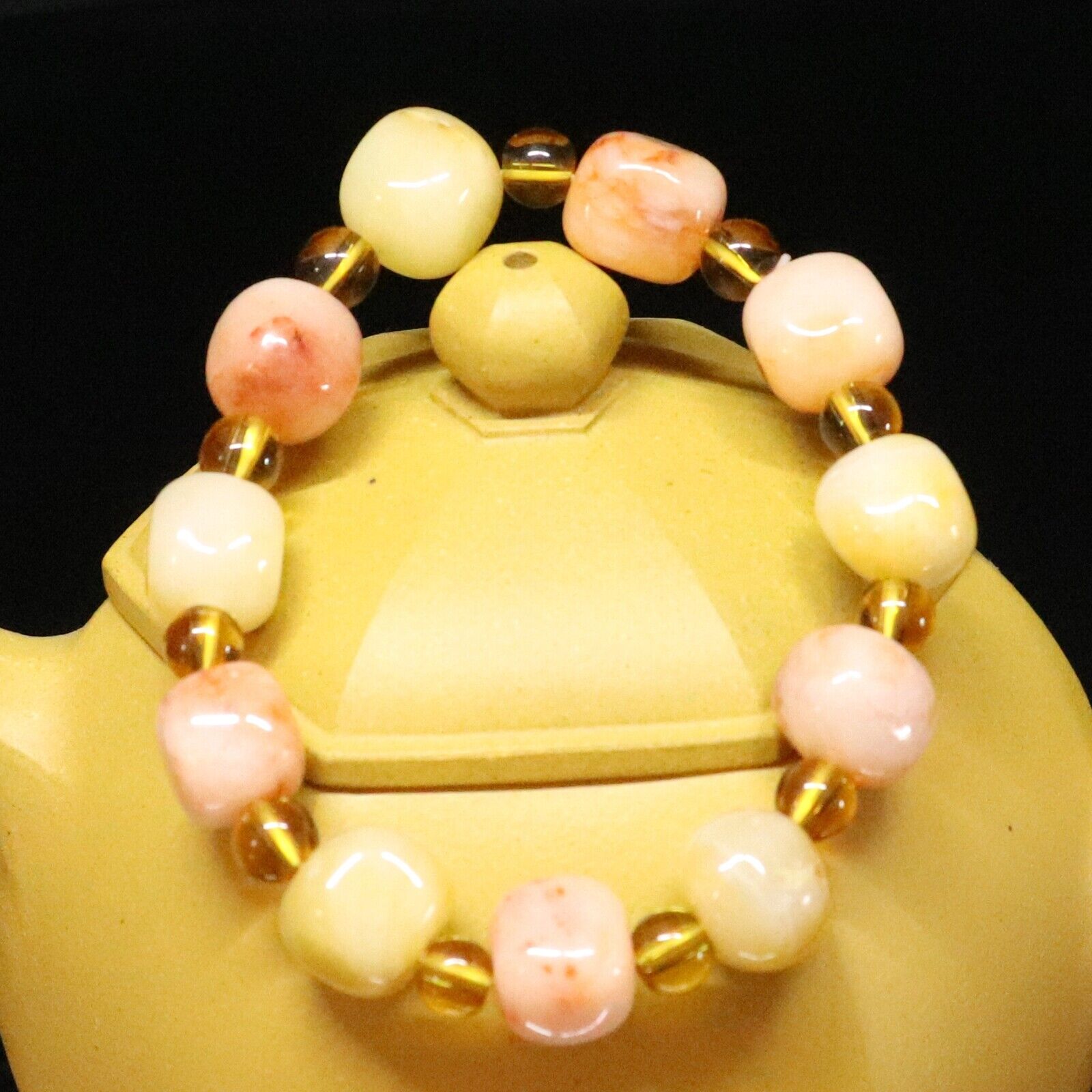 Chinease Natural Jade Handmade Exquisite Bracelet 93038