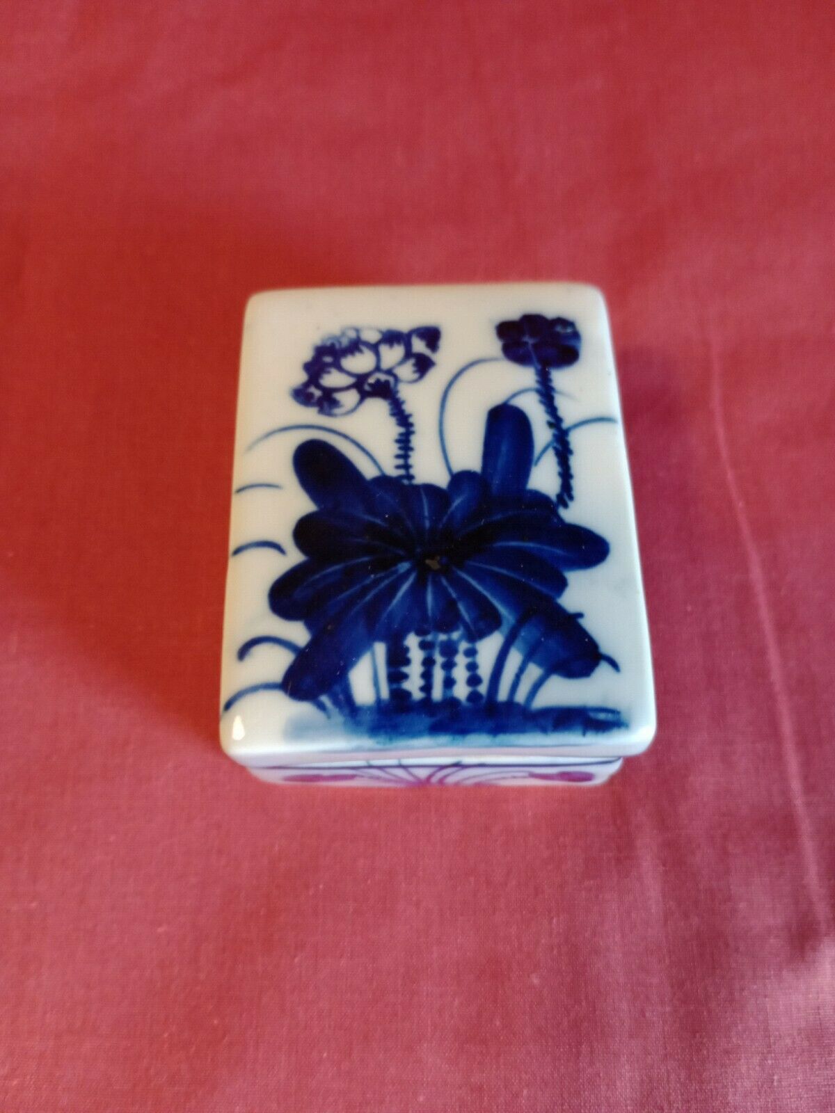 Chinese Blue And White Porcelain Box