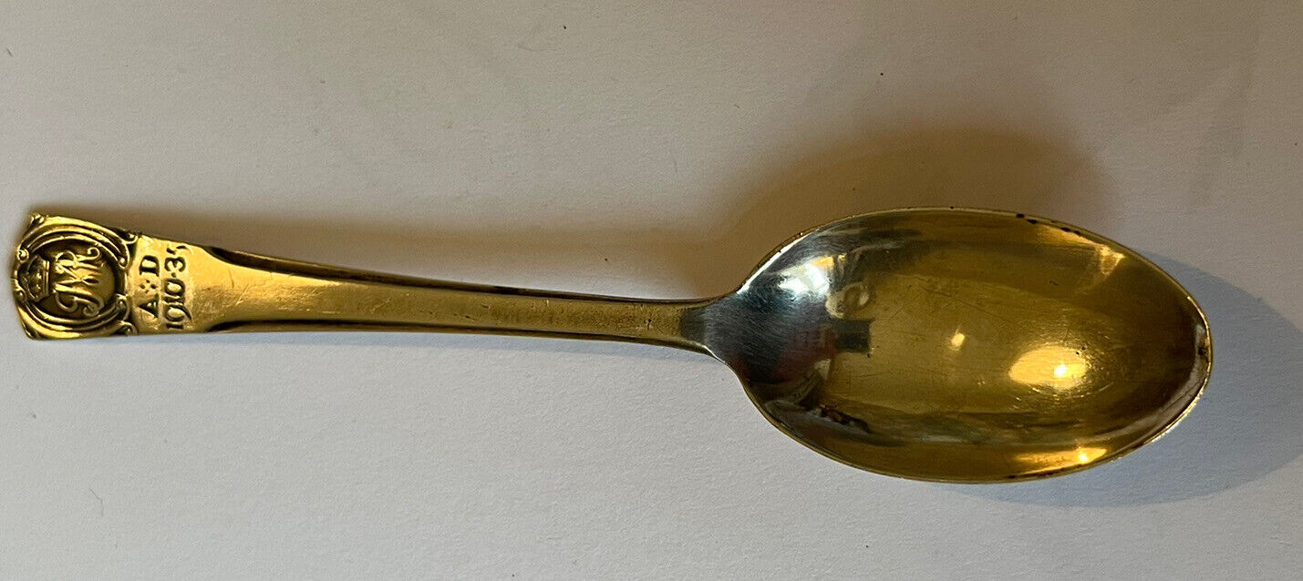 Antique Valuations: sterling silver teaspoon AD 1910.35 hallmarked