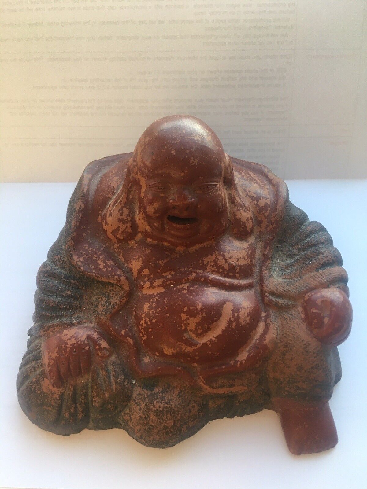 Antique Valuations: 19th Century Chinese/Japanese Terracotta Budda