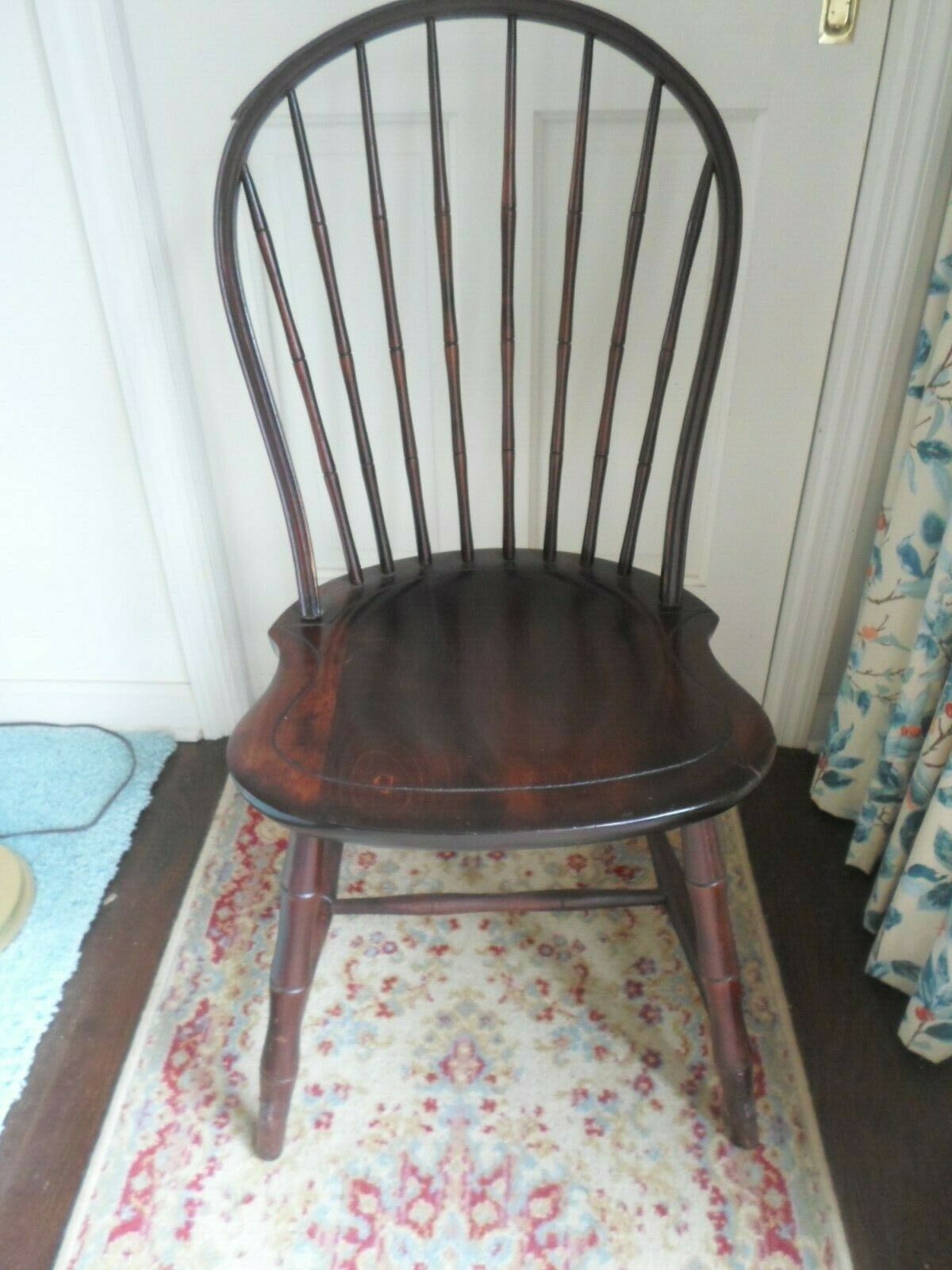 Antique Valuations: VINTAGE SIDE CHAIR BY NICHOLS AND STONE. MAHOGANY FINISH