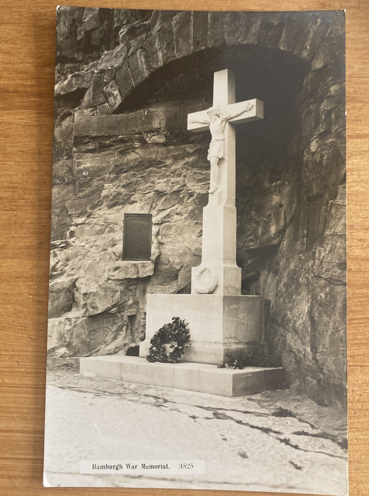 House Clearance - Vintage Bamburgh war memorial service 1940s RP