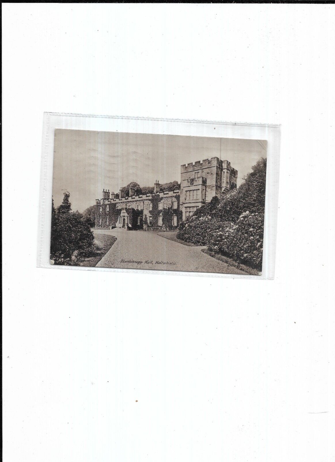 Northumberland Service "Blenkinsopp Hall, Haltwhistle"  Postmarked 1920