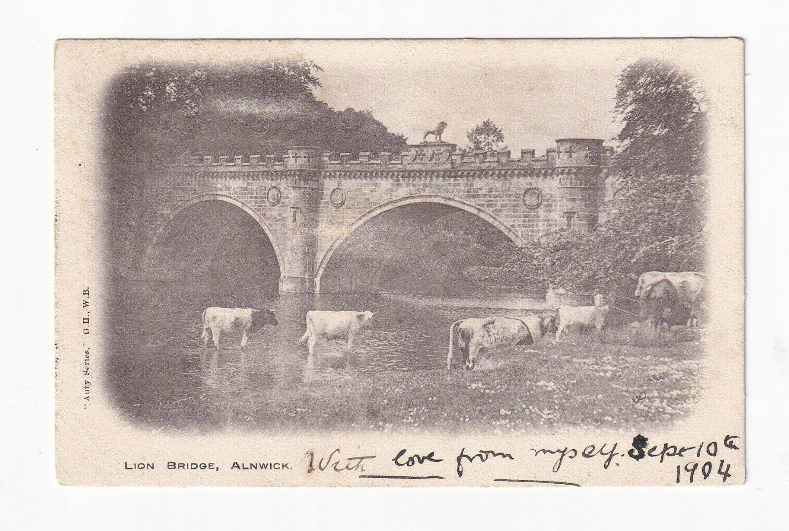 Printed Service Lion Bridge, Alnwick