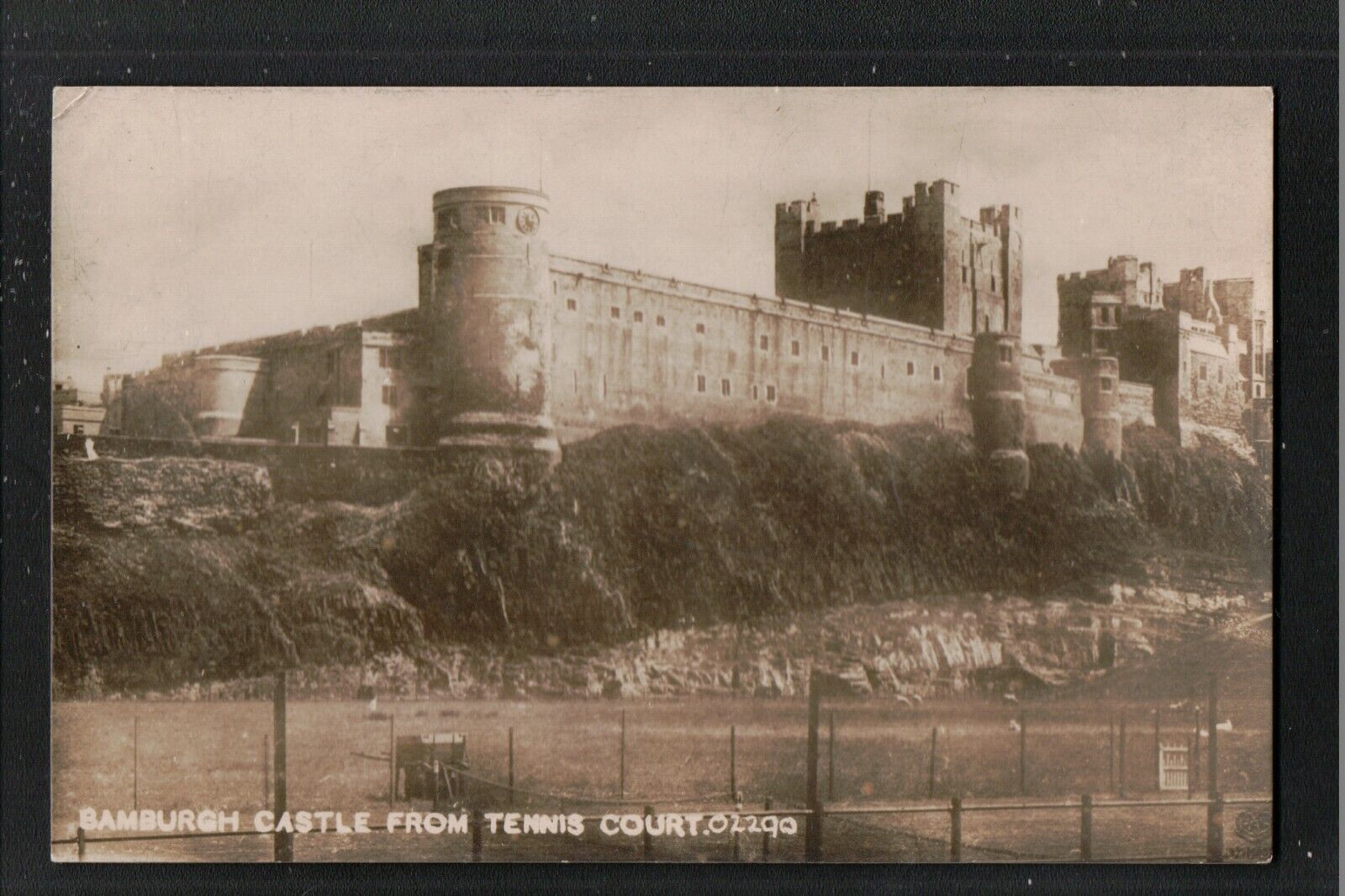 Bamburgh Castle From Tennis Court 1900's RP Service