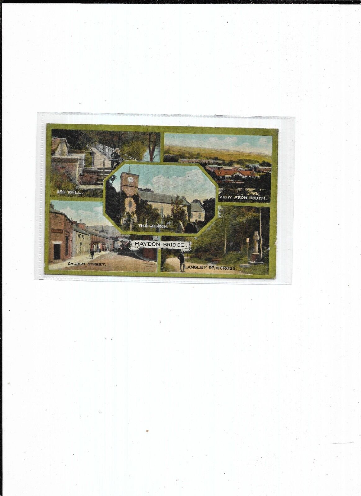 House Clearance - Northumberland Multiview Service "Haydon Bridge" Postmarked 1920