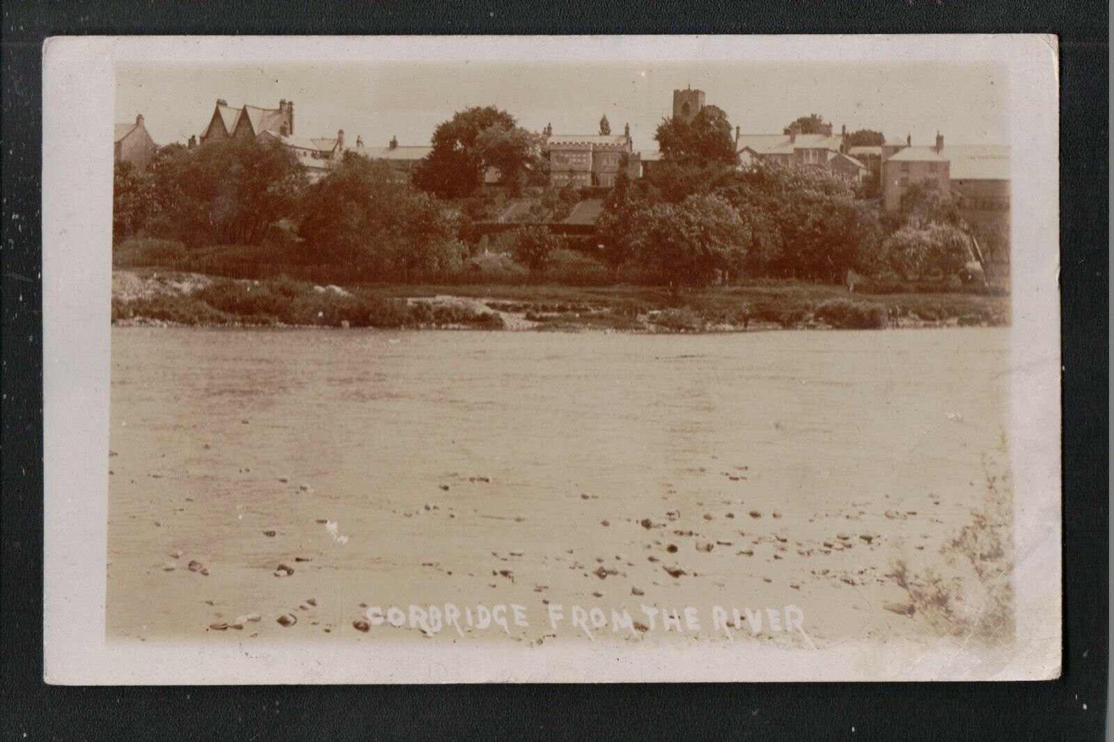 Corbridge From The River 1910 Service To Haggerston Barnes Beal Northumberland