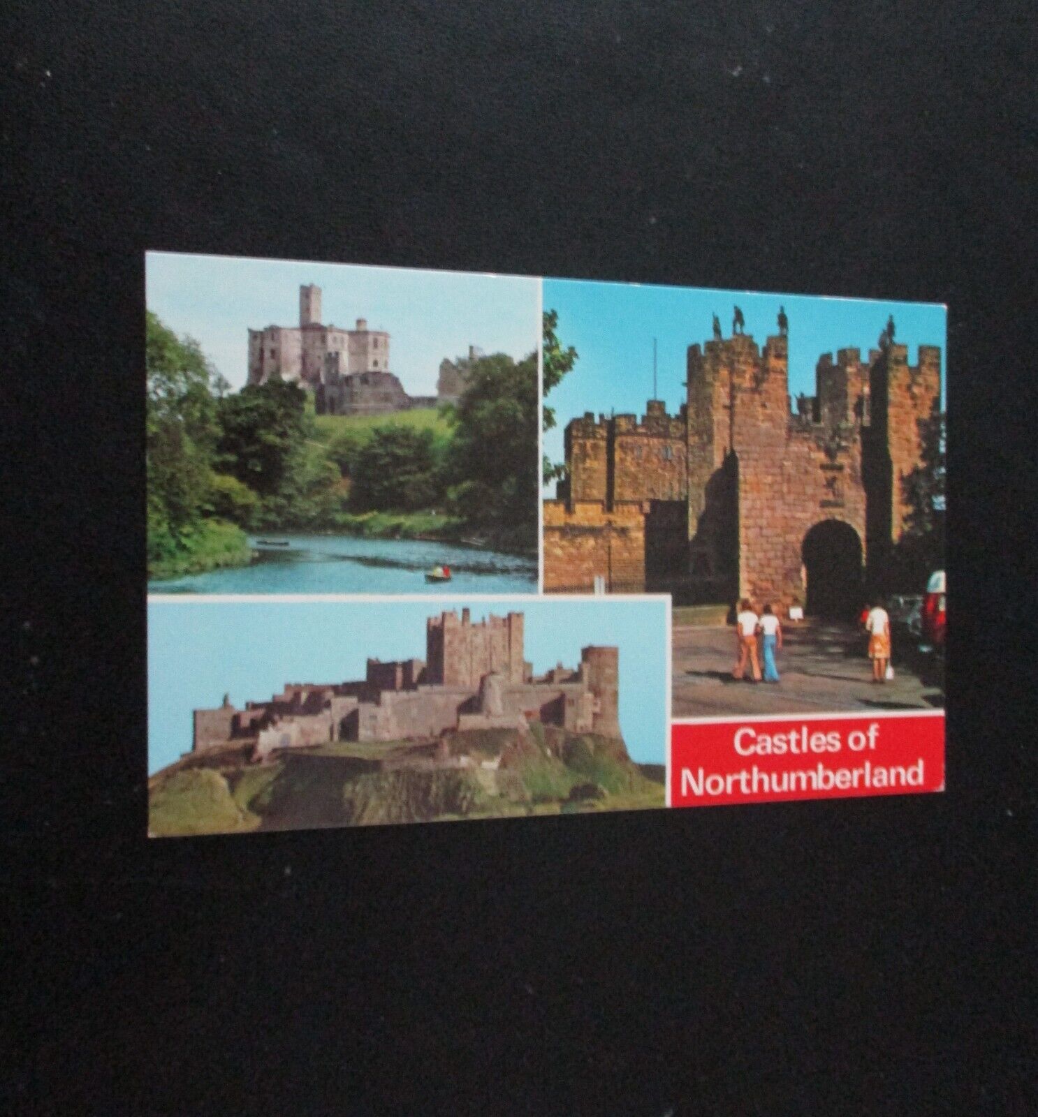 CASTLES of NORTHUMBERLAND - Multiview - Warkworth, Bamburgh, Alnwick - P/Unused