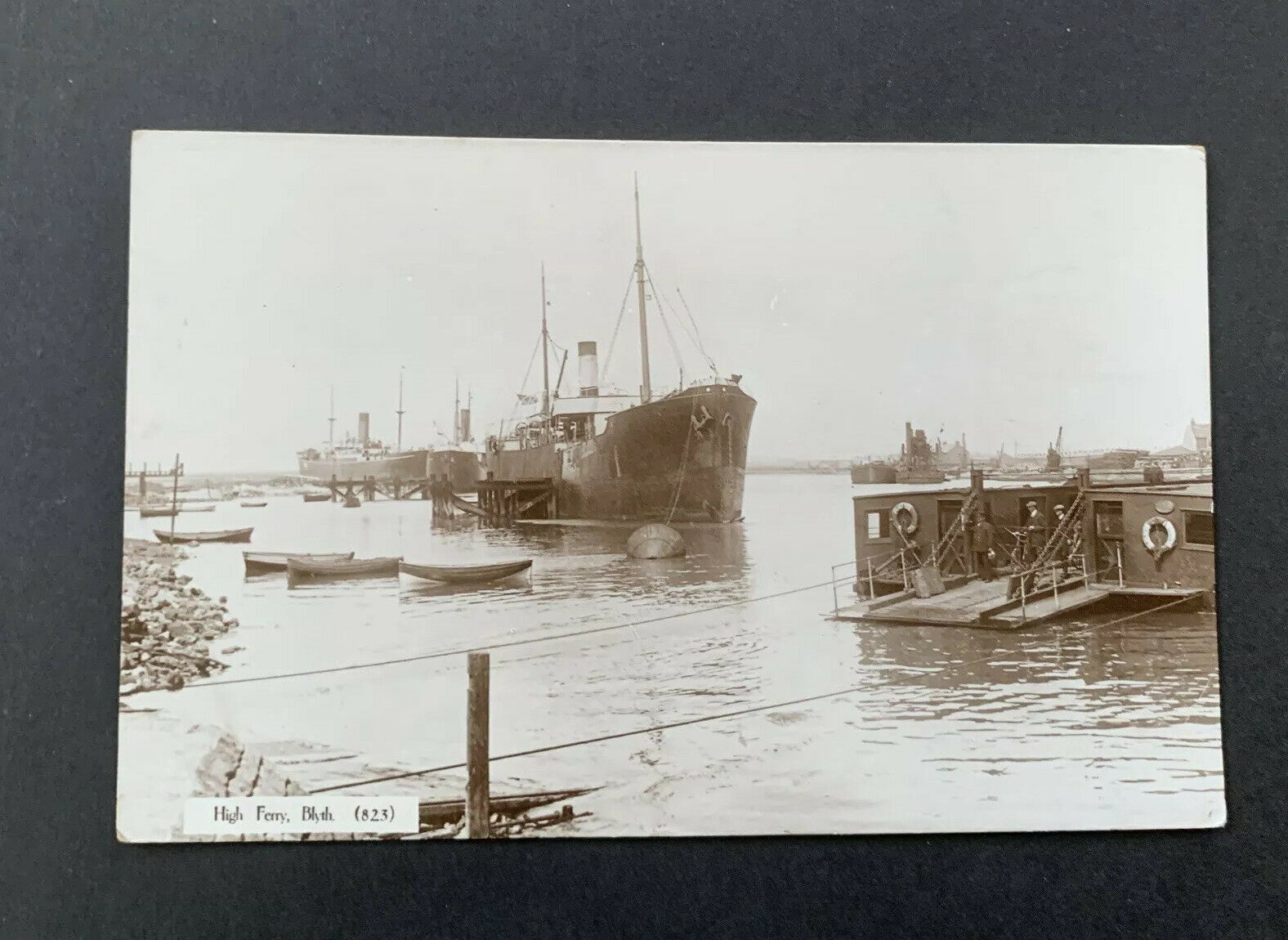 House Clearance - Northumberland 1915 Real Photo Blyth High Ferry Postal Used Service