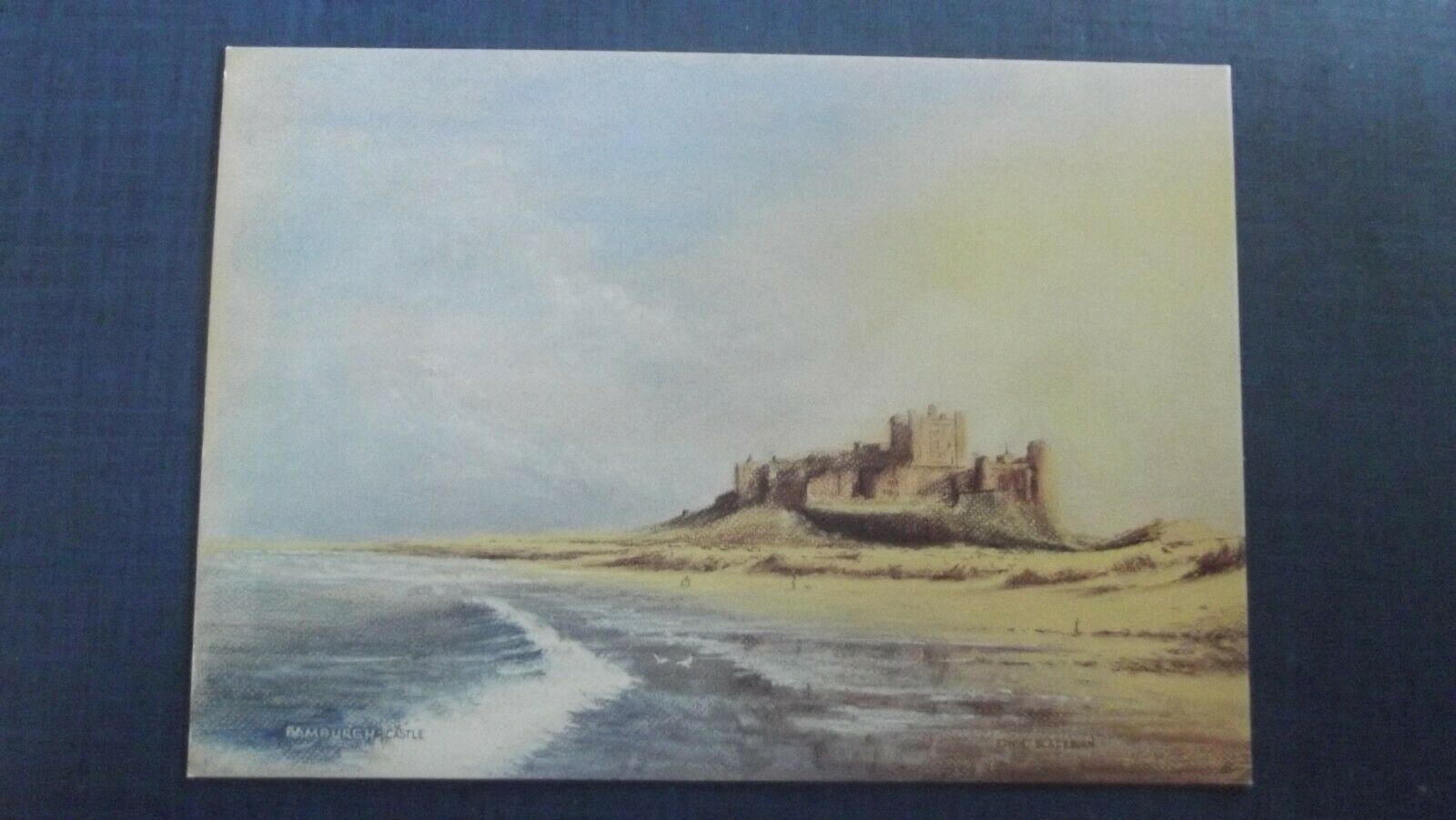 Bamburgh Castle From The North Edwin Blackburn Collection c 1980 Unposted