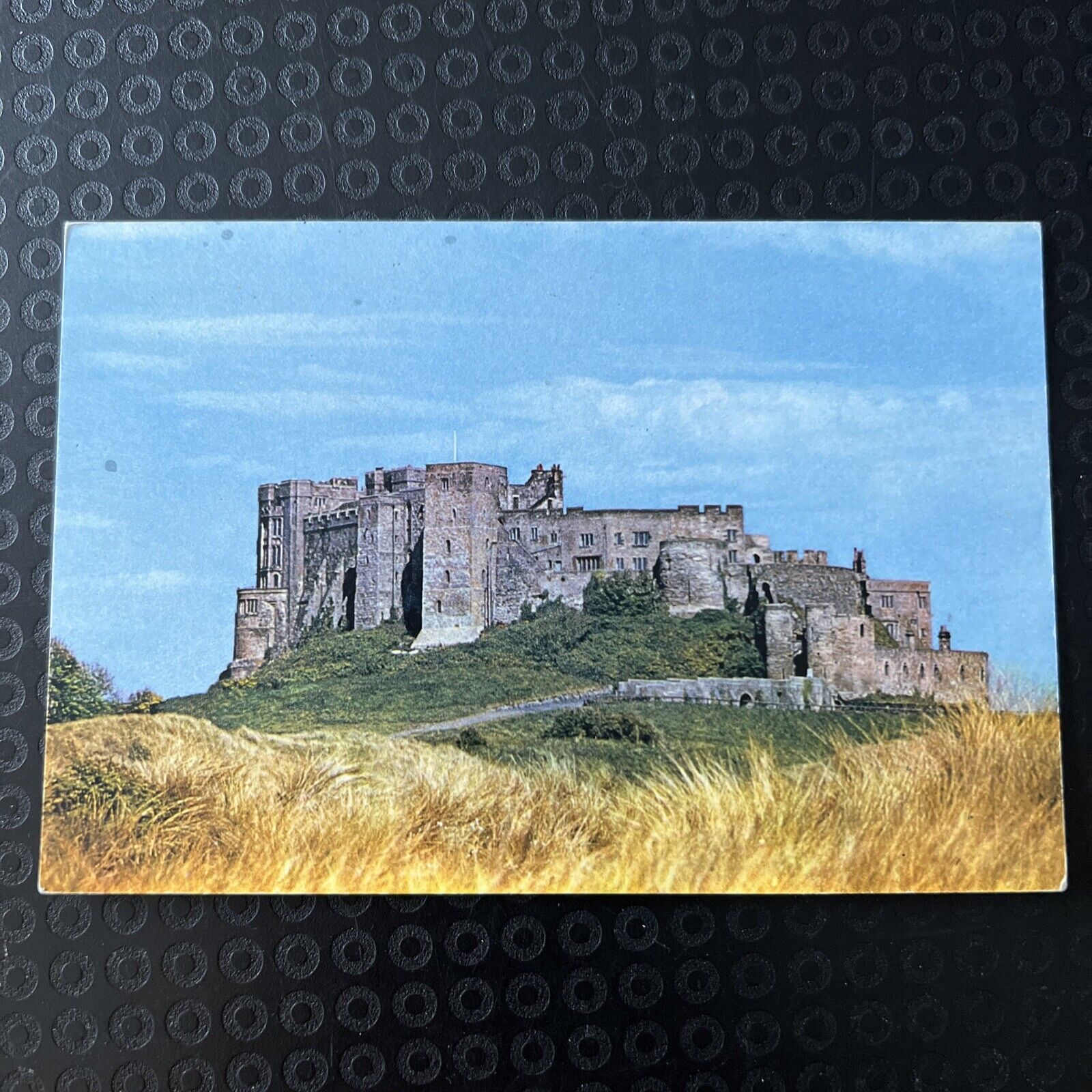 vintage service - bamburgh castle Northumberland photo w c wright D22