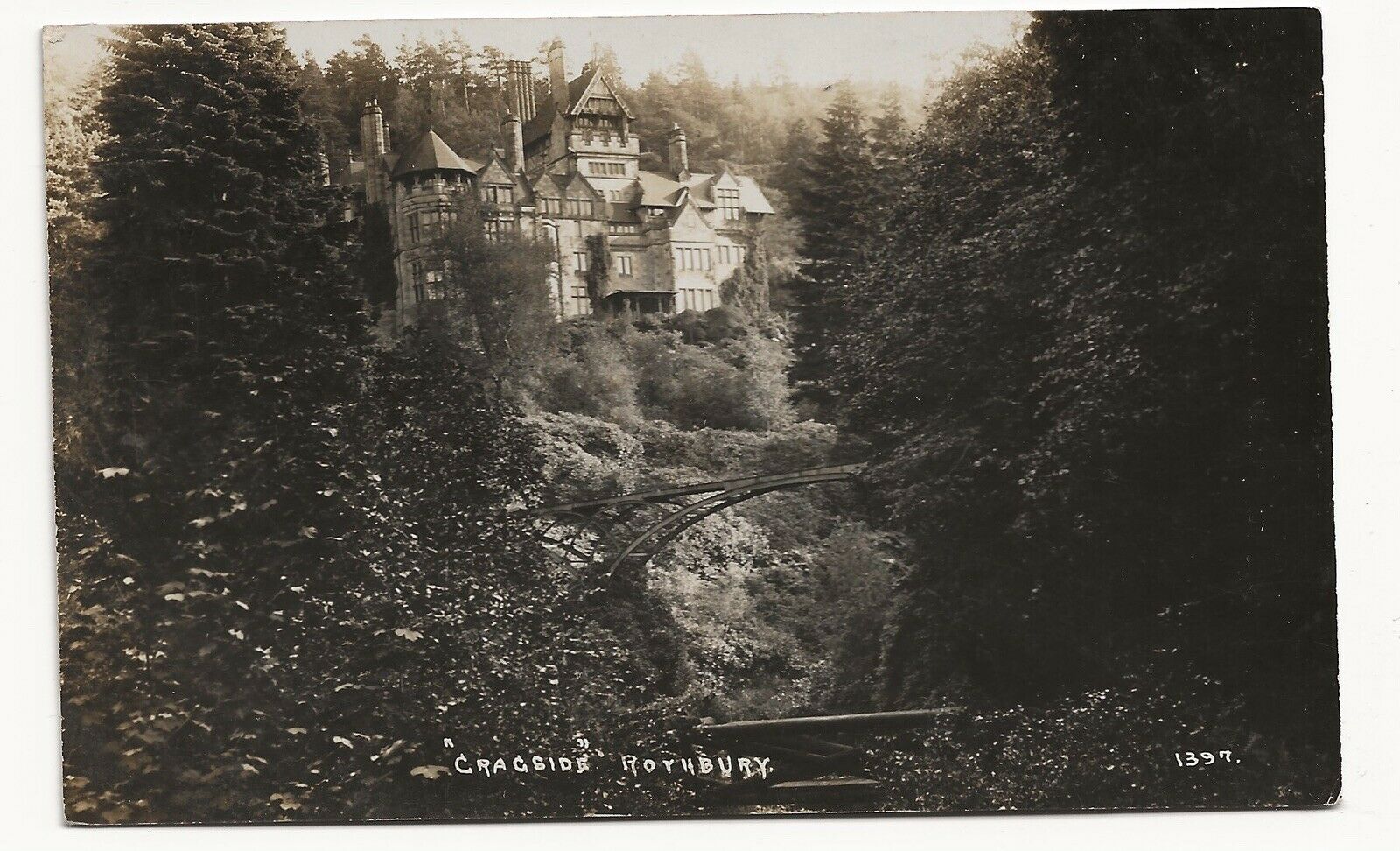 1933 Real Photo Service Cragside House Rothbury Northumberland 1397