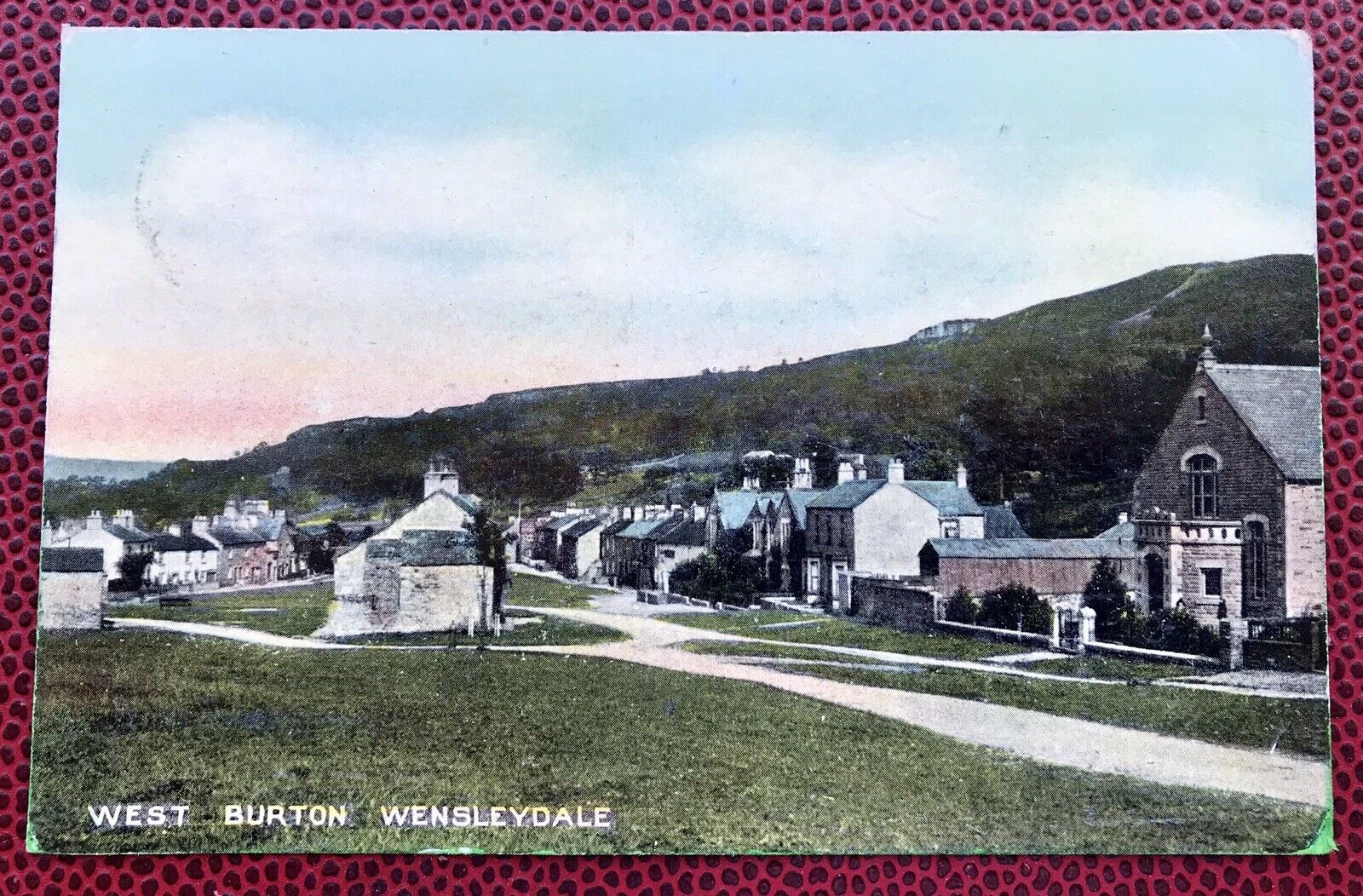 House Clearance - West Burton Wensley Dale Yorkshire Post Card 1912