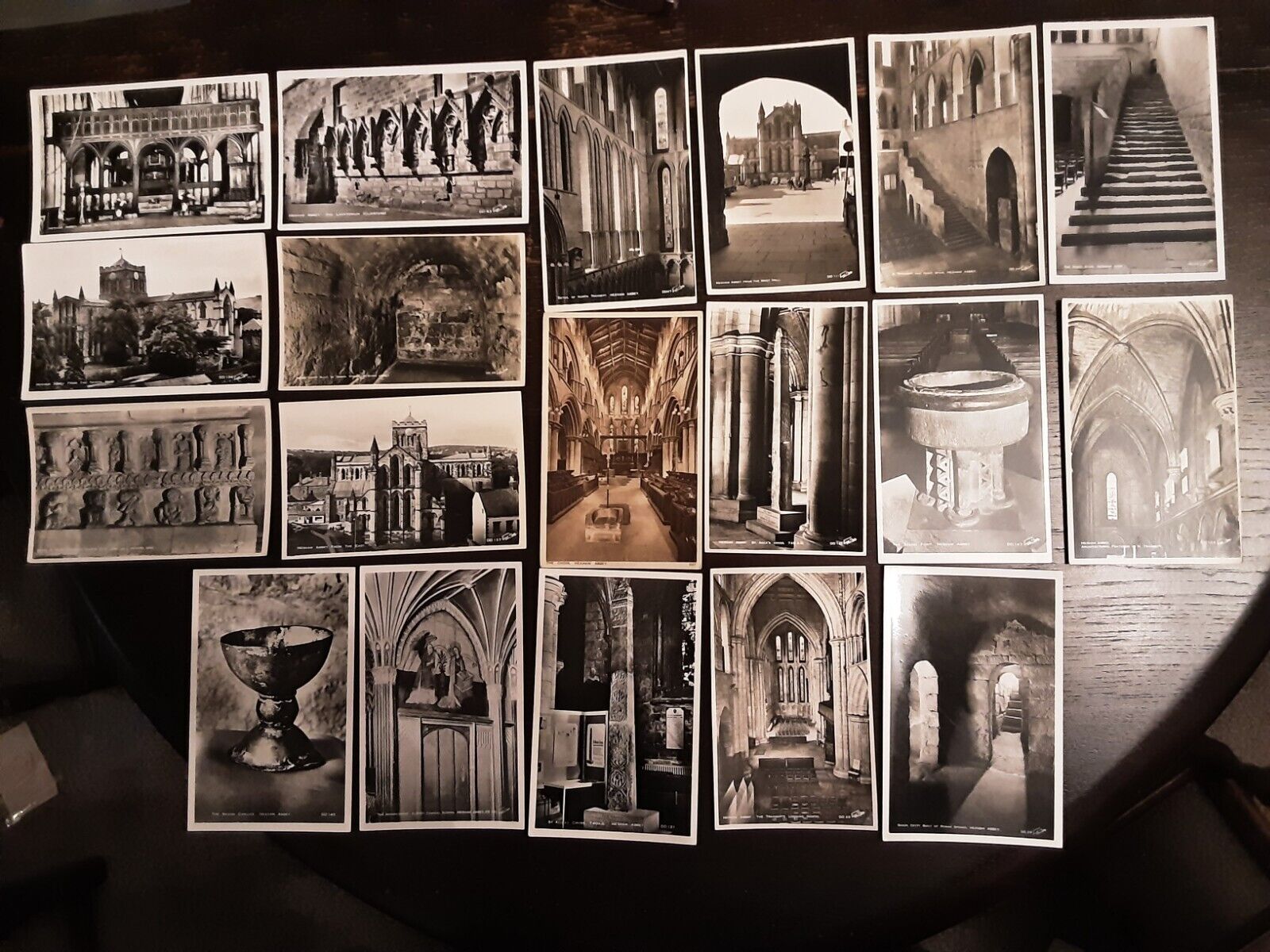 House Clearance - Bulk lot of 19 x Old Walter Scott services of Hexham Abbey,  Northumberland
