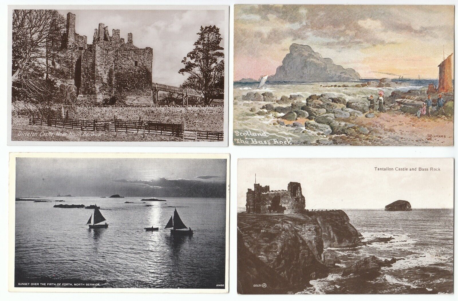 House Clearance - 10 North Berwick East Lothian Scotland Scottish Old Services All Cards Shown B1