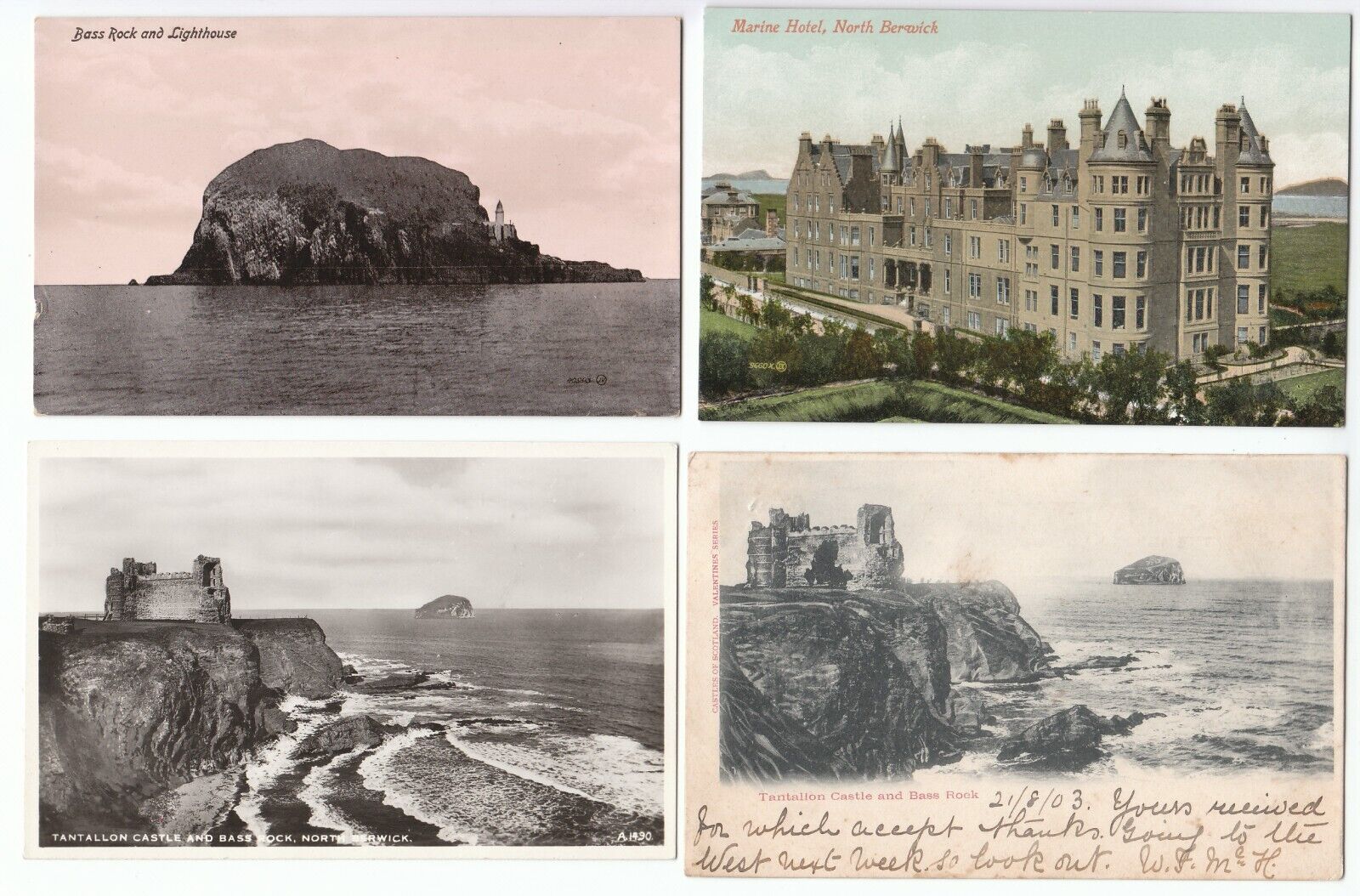 House Clearance - 10 North Berwick East Lothian Scotland Scottish Old Services All Cards Shown B2
