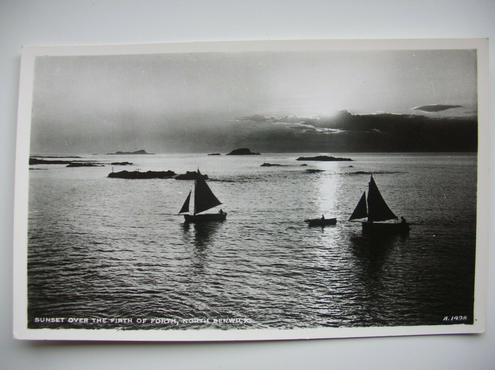 House Clearance - North Berwick – Sunset over the Firth of Forth - Yachts. (J B White Ltd)