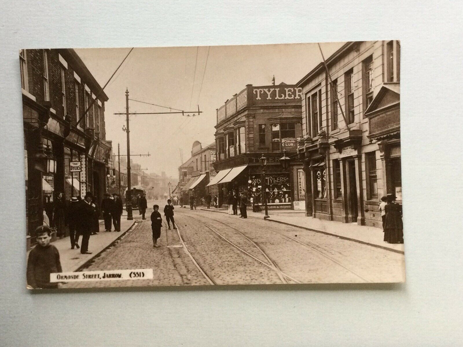 House Clearance - Jarrow Ormonde Street near Newcastle upon Tyne RP PM Jarrow 1912 R Johnston L