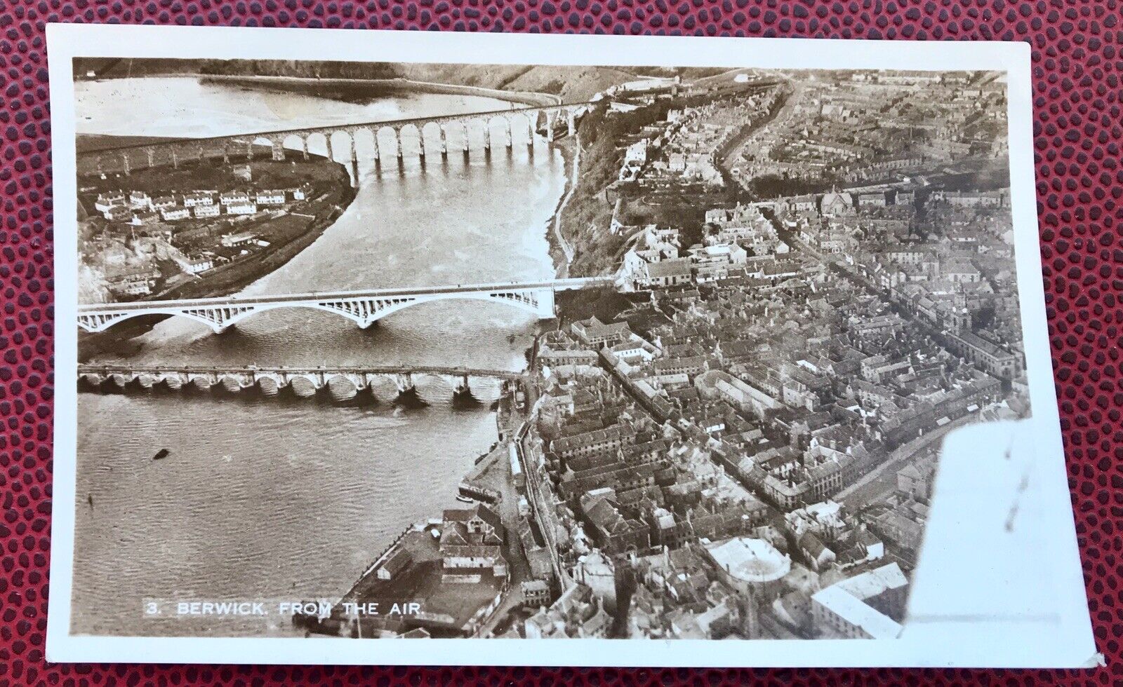 House Clearance - Berwick From The Air Northumberland Post Card