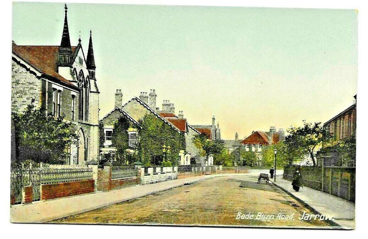 House Clearance - - JARROW, Bede Burn Road, Northumberland-original Photocolor- um 1900-