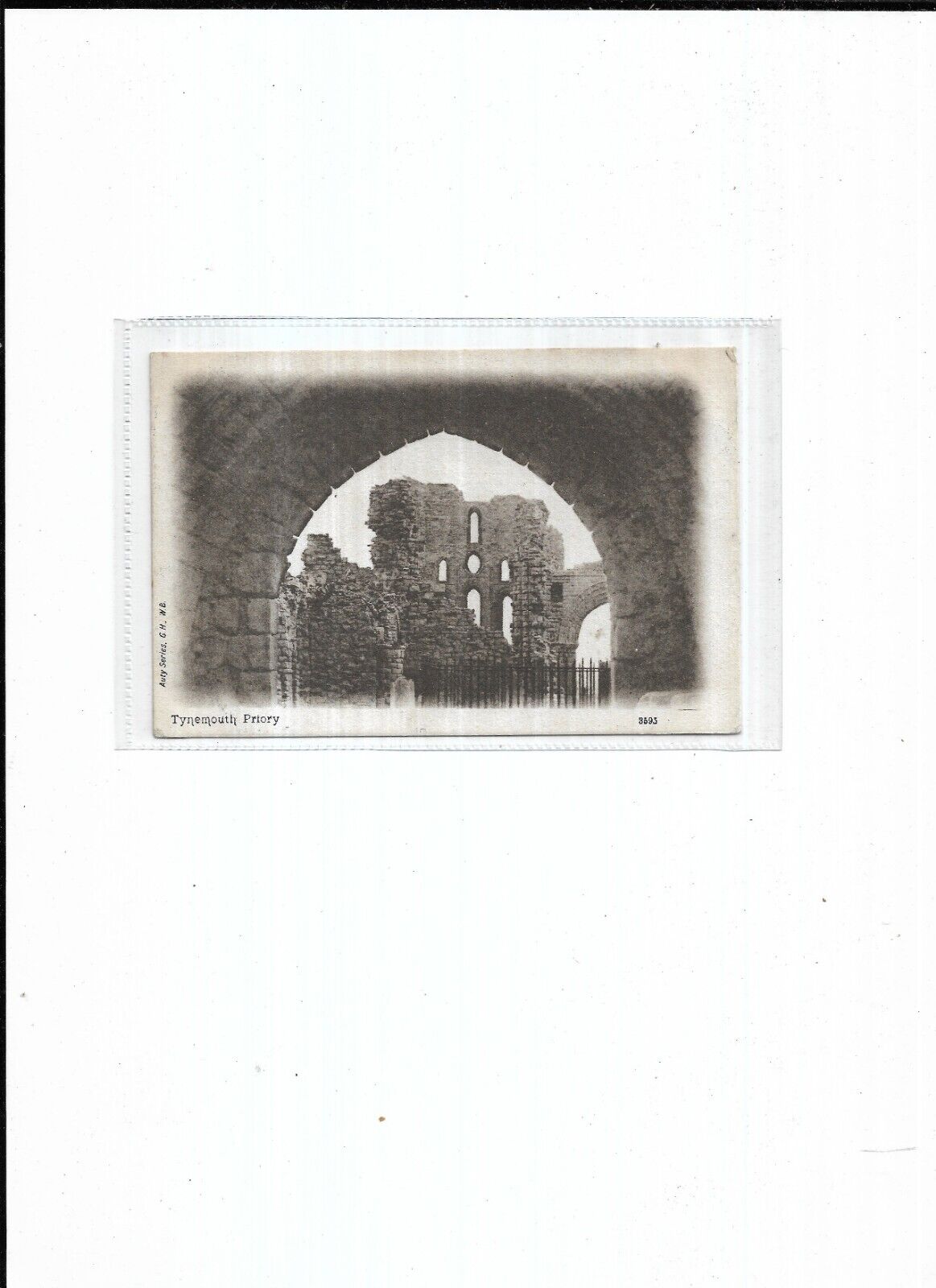 House Clearance - Northumberland Service 3595 "Tynemouth Priory"  Postmarked 1907?