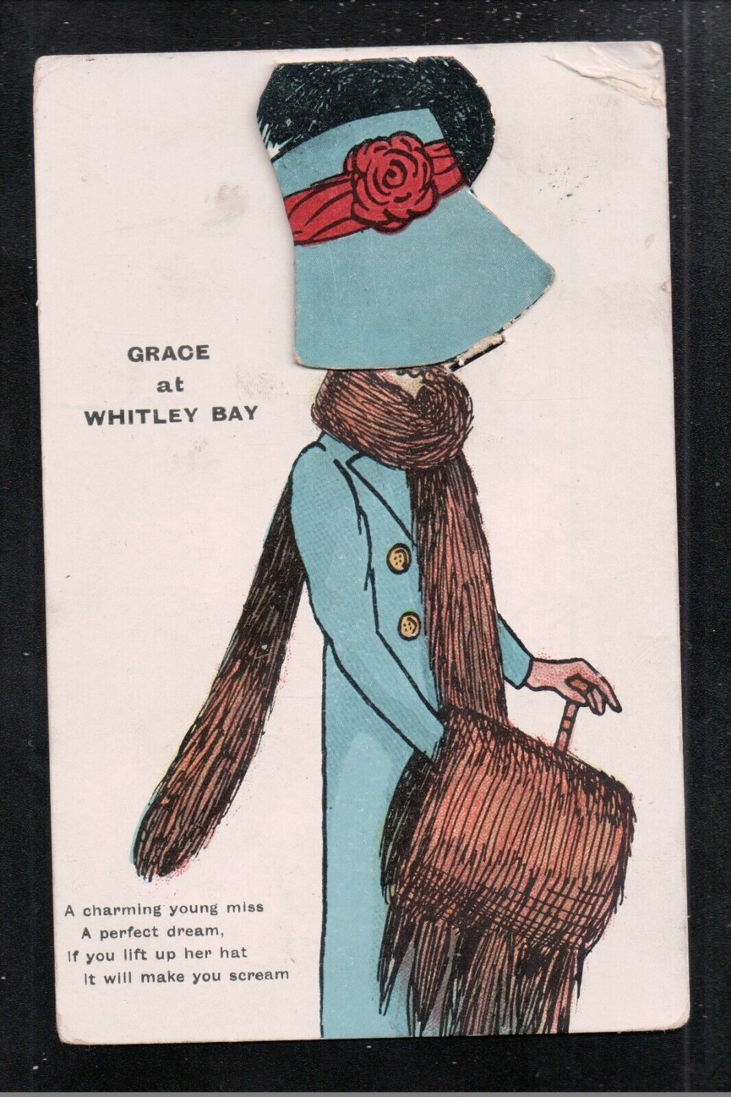 House Clearance - Grace At WHITLEY BAY 1911 Novelty Type Service ~ Northumberland