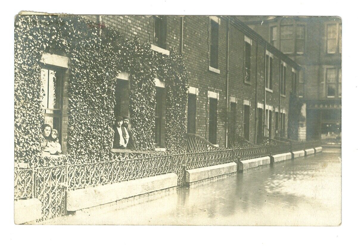 House Clearance - Blyth, Flood pu 1903 RP Blyth B74 vertical numeral duplex postmark