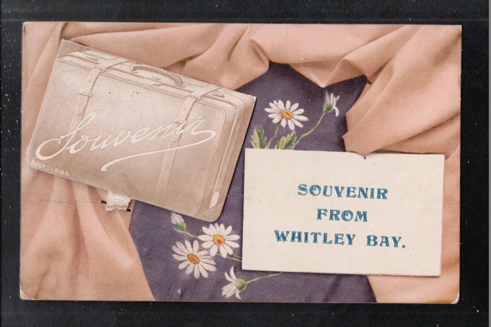House Clearance - Souvenir From WHITLEY BAY 1911 Novelty Service LIABLE TO LETTER RATE 1d TO PAY