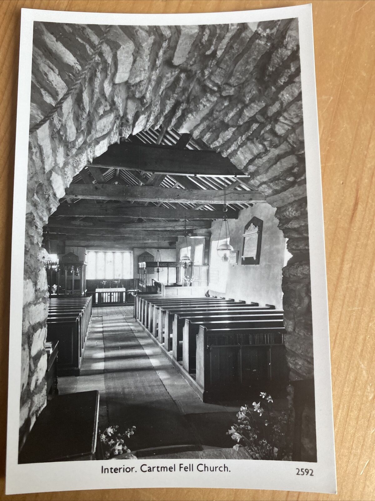 House Clearance - Cartmell Fell Church Interior Vintage RP Service Cumbria Kendal Printers