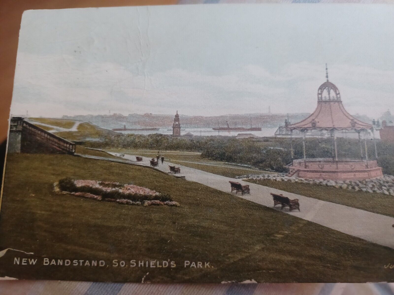 House Clearance -  Vintage Service New Bandstand South Shields Park post dated 1906