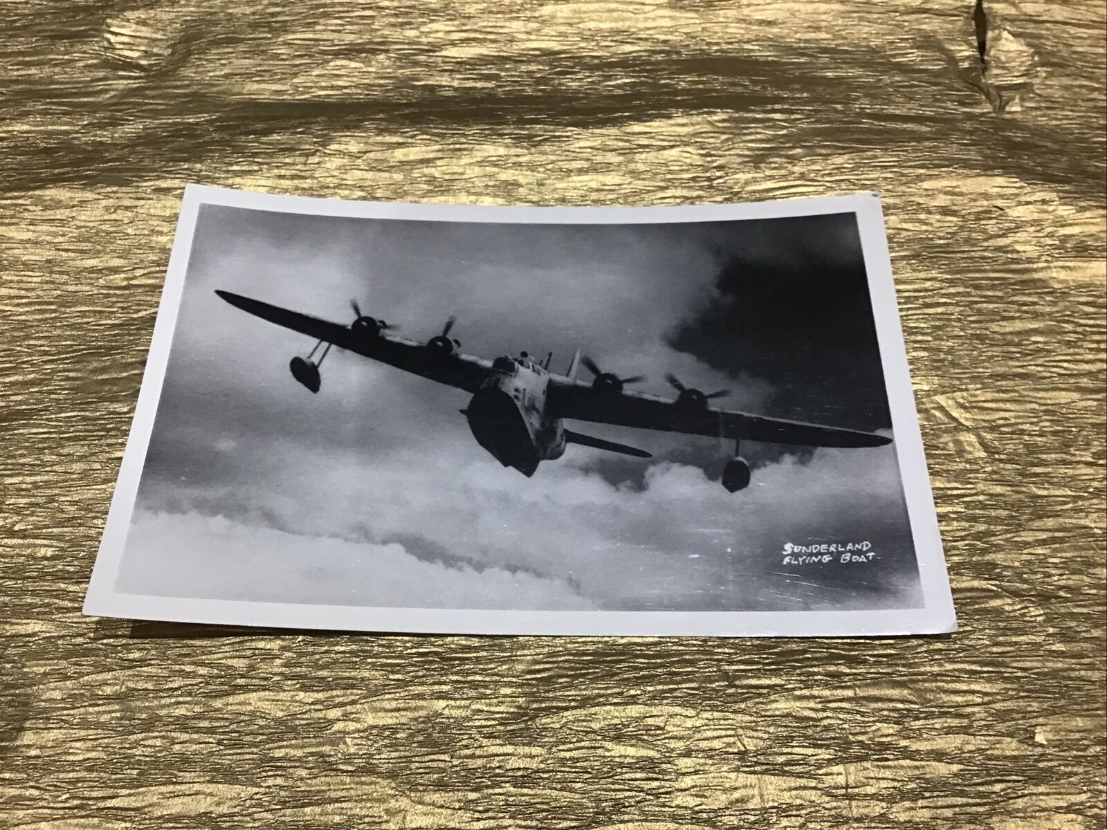 House Clearance - Sunderland Flying Boat Real Photo Service Squibbs Studios Tenby