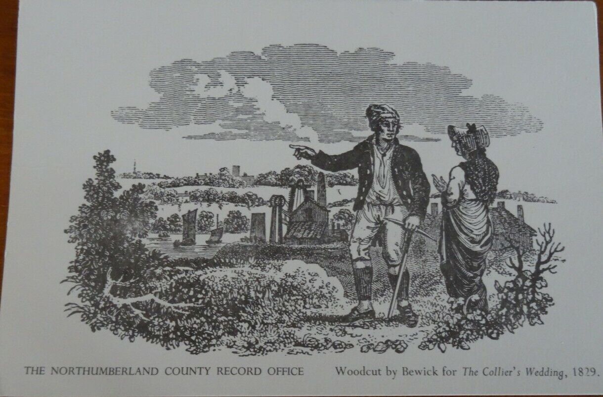 House Clearance - Northumberland County Record Office service. The Collier's Wedding, woodcut by 