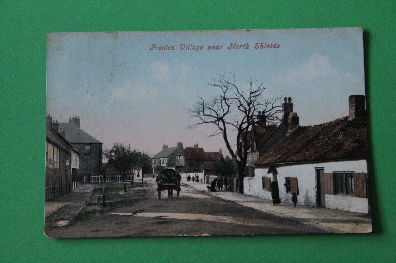 House Clearance - Preston Village near North Shields - posted 1906