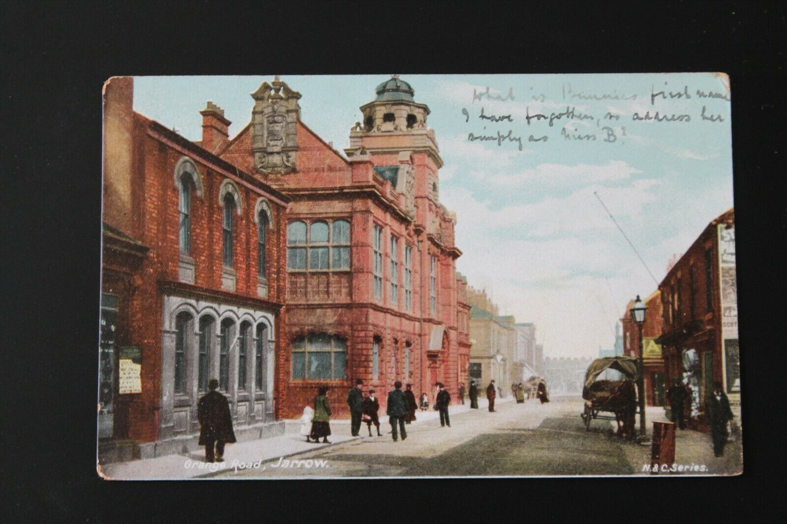 House Clearance - N & C Series - Grange Road, Jarrow - posted 1905