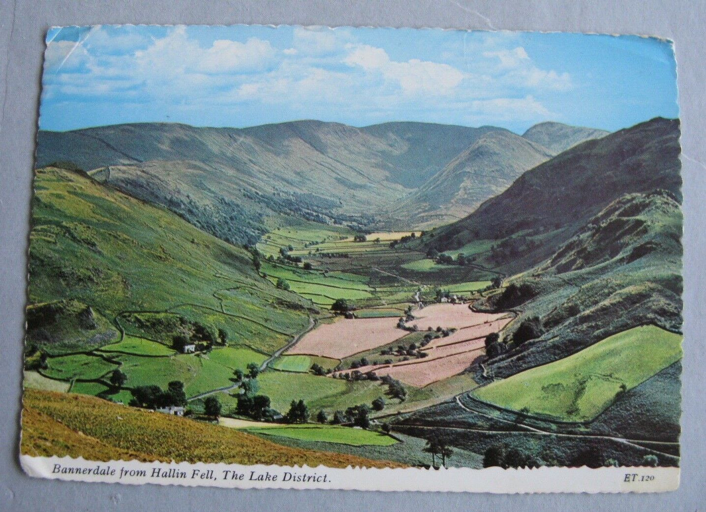 House Clearance - BANNERDALE FROM HALLIN FELL LAKE DISTRICT POST CARD  6'' X 4'' (LOT 99)