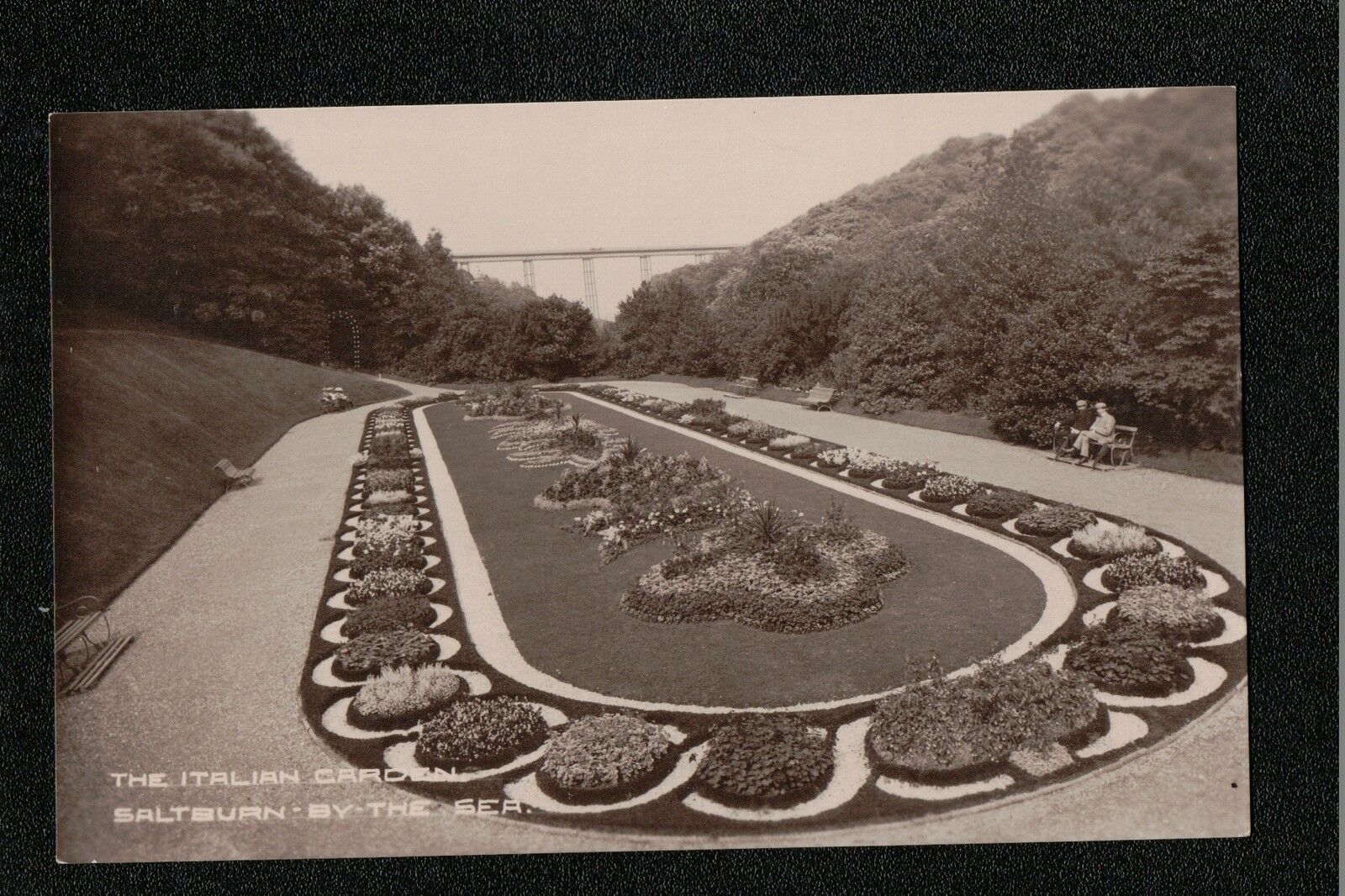 House Clearance - The Italian Gardens Saltburn By The Sea 1900's? Service ~ SUPERB IMAGE